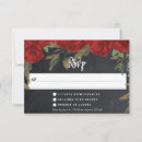 Search for red rose wedding rsvp cards Reply