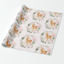 Search for pink deer wrapping paper Woodland