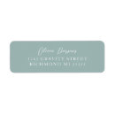 Search for seafoam green return address labels Modern