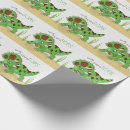 Search for triceratops wrapping paper Green