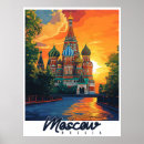 Search for russia vintage travel posters Moscow