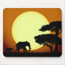 Search for elephant mousepads Sunset