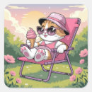 Search for summer cat stickers Beach