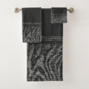 Search for black and silver bath towels Chic
