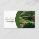 Search for lawn and landscape business cards Care