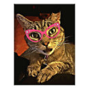 Search for cat with glasses posters Cartoon