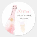 Search for champagne bridal shower stickers Prosecco