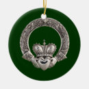 Search for claddagh christmas tree decorations Heart