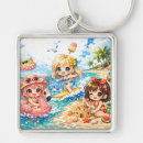 Search for cute beach key rings Sun