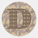 Search for d name stickers Initial