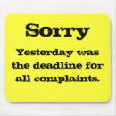 Search for complaint Yesterday