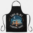 Search for funny camping aprons Nature lover