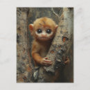 Search for cute baby monkey postcards Wildlife