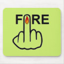 Search for the fire mousepads Burning