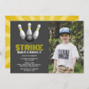 Search for bowling ball birthday invitations Sports