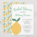 Search for yellow bridal shower invitations Lemons