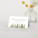 Search for woodland place cards Pine trees