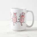 Search for cartoon pig mugs Illustration