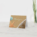 Search for beach sand thank you cards Starfish