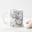 Search for grey floral mugs Toile de jouy
