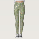 Search for green leaf pattern leggings Gold