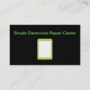 Search for electronics repair business cards Service