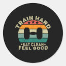 Search for train hard stickers Muscle growth