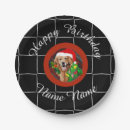 Search for golden retriever christmas plates Party