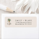 Search for with monogram return address labels Tropical
