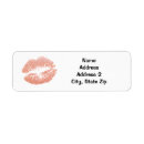 Search for gold lips return address labels Lipsense