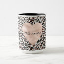 Search for black white leopard print mugs Girly