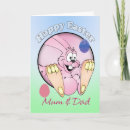 Search for mom and dad easter cards Rabbit