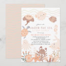 Search for sea creature baby shower invitations Mother to be