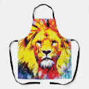 Search for lion aprons Colourful