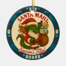 Search for mahjong christmas tree decorations Santa