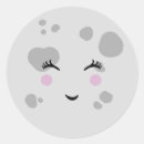 Search for moon face stickers Cute