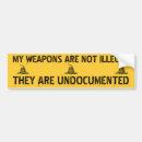Search for weapons bumper stickers Freedom