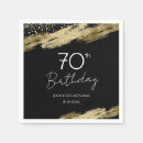 Search for 70th birthday napkins Script
