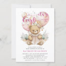 Search for animal baby girl shower invitations We can bearly wait