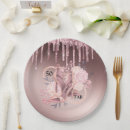 Search for rose gold paper plates Chic