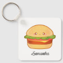 Search for cute burger key rings Cheeseburger