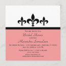 Search for fleur de lis bridal shower invitations Elegant