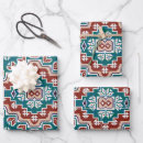 Search for native american wrapping paper Red