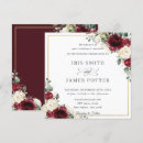 Search for luxurious fall autumn wedding wedding invitations Couple