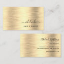 Search for metal business cards Makeup artist