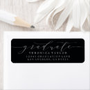 Search for silver graduation return address labels Class of 2025
