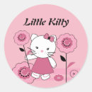 Search for kitty round stickers Girls