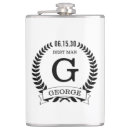 Search for best man flasks Initial