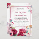 Search for gold ring wedding invitations Pink