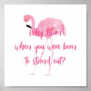 Search for stand out posters Flamingo